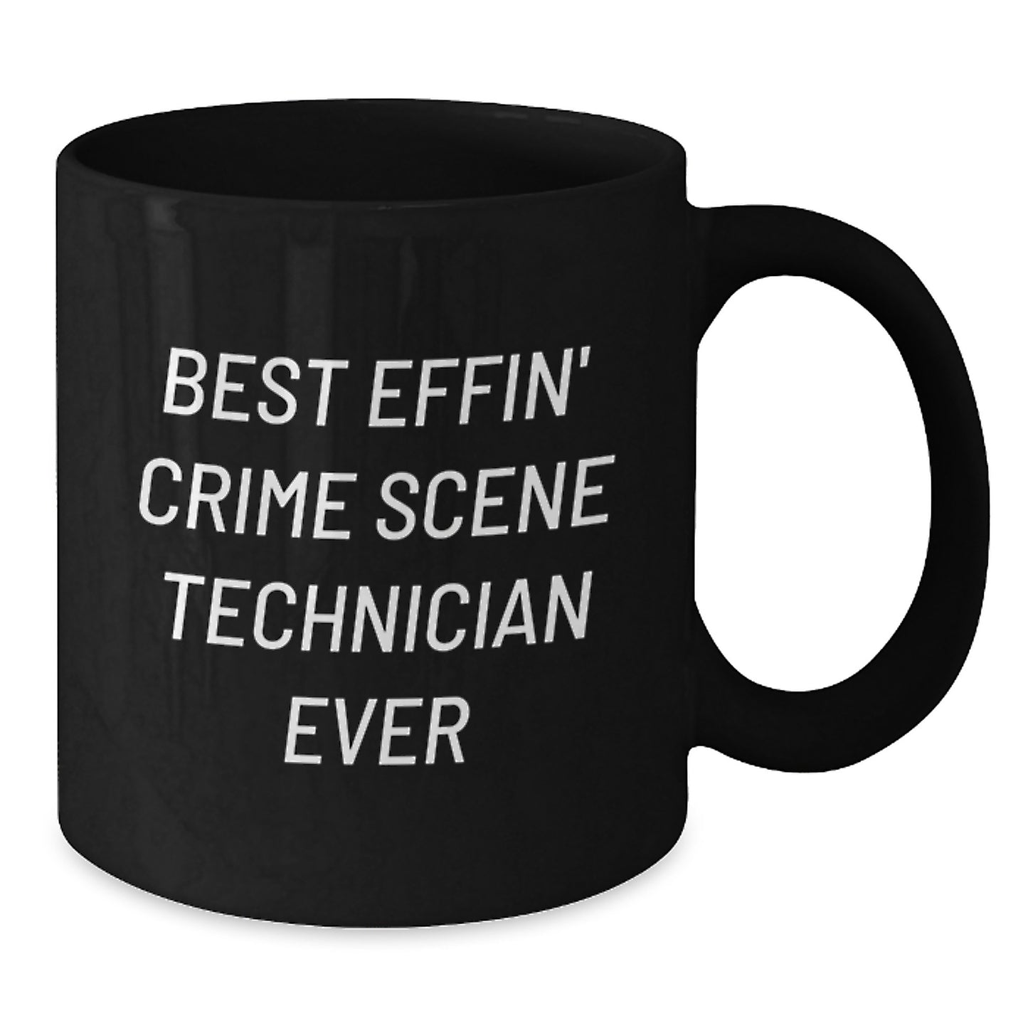 Gifts from Men for Crime Scene Technician Enthusiasts, Funny Black Coffee Mug for Work, Unique Christmas Unique Gifts for Him - Additional