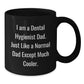 Funny Dental Hygienist Gifts from Dad, Unique Black Coffee Mug for Dental Hygienist, Christmas Unique Gifts for Men, Friends, Coworkers, Gifts for Dental Hygienist, Men, Family - Additional