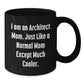 Funny Architect Mom Black Coffee Mug, Ideal Gift for Architect Friends and Family on Christmas Morning, Gifts from Mom, Unique Architect Christmas Unique Gifts - Additional