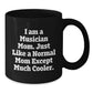 Gifts for Musician Friends - Funny Musician Mom Black Coffee Mug, Unique Christmas Unique Gifts for Musician Men, Funny Coffee Mug for Musician Family - Additional