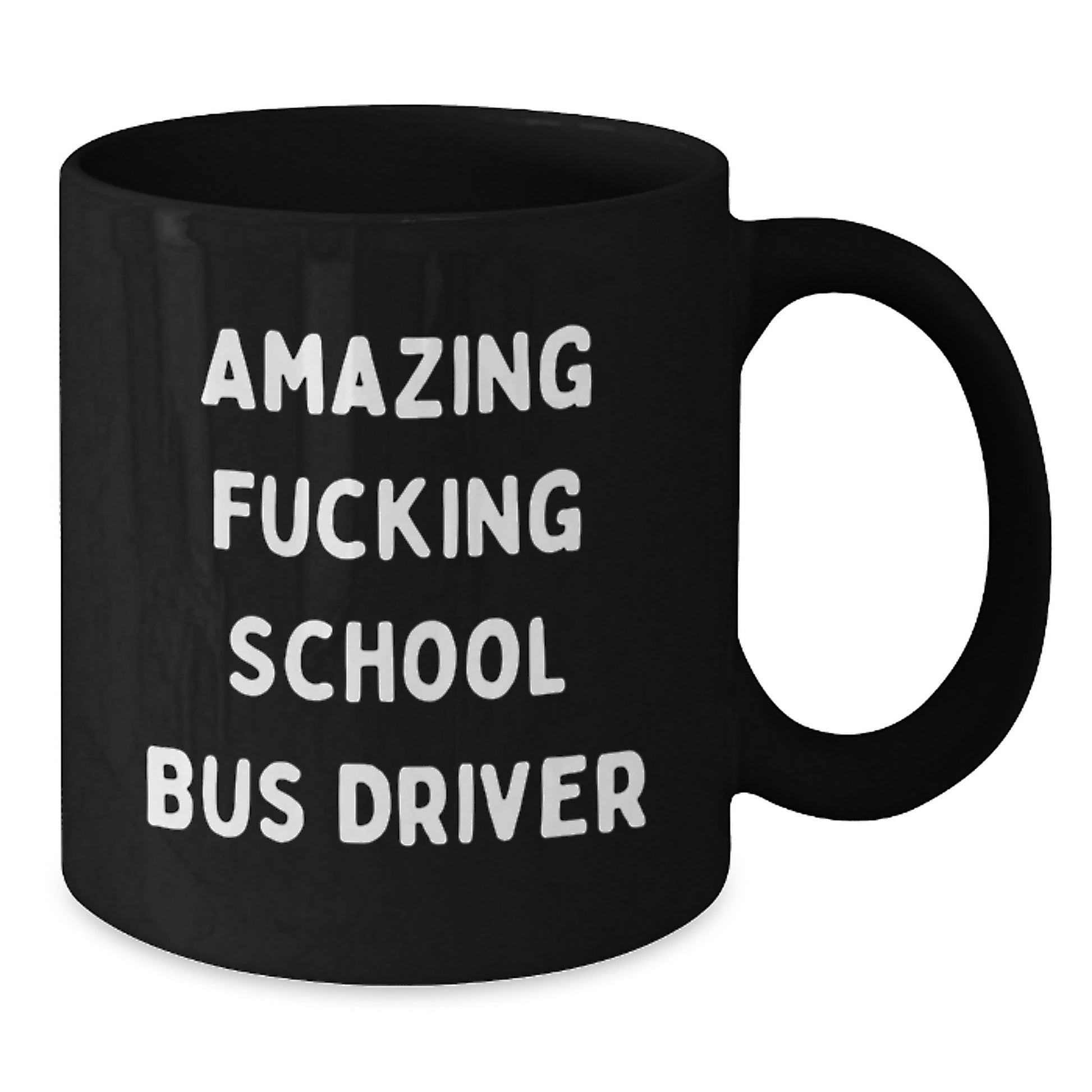 Funny School Bus Driver Black Coffee Mugs for Christmas Unique Gifts from Men to School Bus Driver Friends - Additional