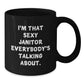 Funny Janitor Gifts for Men Christmas Unique Black Coffee Mugs from Friends - Sexy Janitor Quotes - Additional