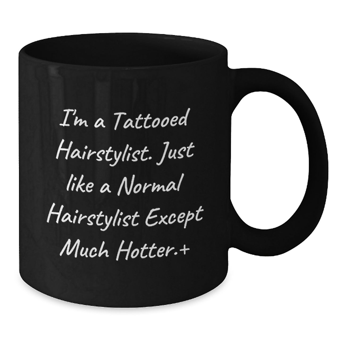 Funny Hairstylist Gifts for Friends from Men, Unique Christmas Unique Gifts for Hairstylist, Black Coffee Mug - Additional