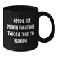 Florida Sunshine Black Coffee Mugs Gifts from Men to Friends for Family Christmas Unique Mugs - Additional