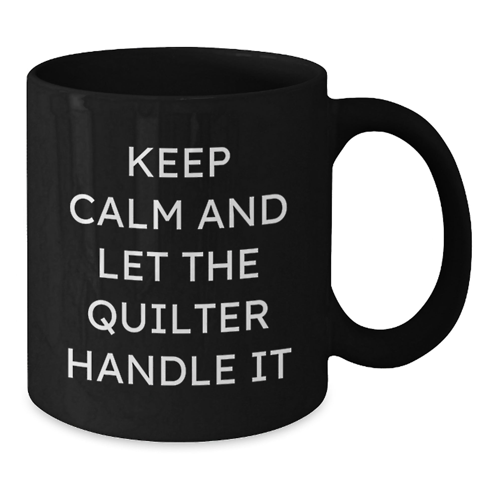 Quilter's Delight, Funny Graduation Gifts from Friends, Quilter Black Coffee Mug - Additional