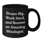Mixologist Gifts for Him, Funny Quote Black Coffee Mug, Inspirational Mug Gifts from Friends for Men, Unique Christmas Unique Gifts - Additional