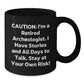 Archeologist Gifts for Him or Her, Funny Quote, Black Coffee Mug, Birthday Unique Presents from Friends or Family - Additional