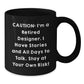 Funny Quote Black Coffee Mug Gifts from Designer Friends and Family for Christmas Unique Presents - Additional
