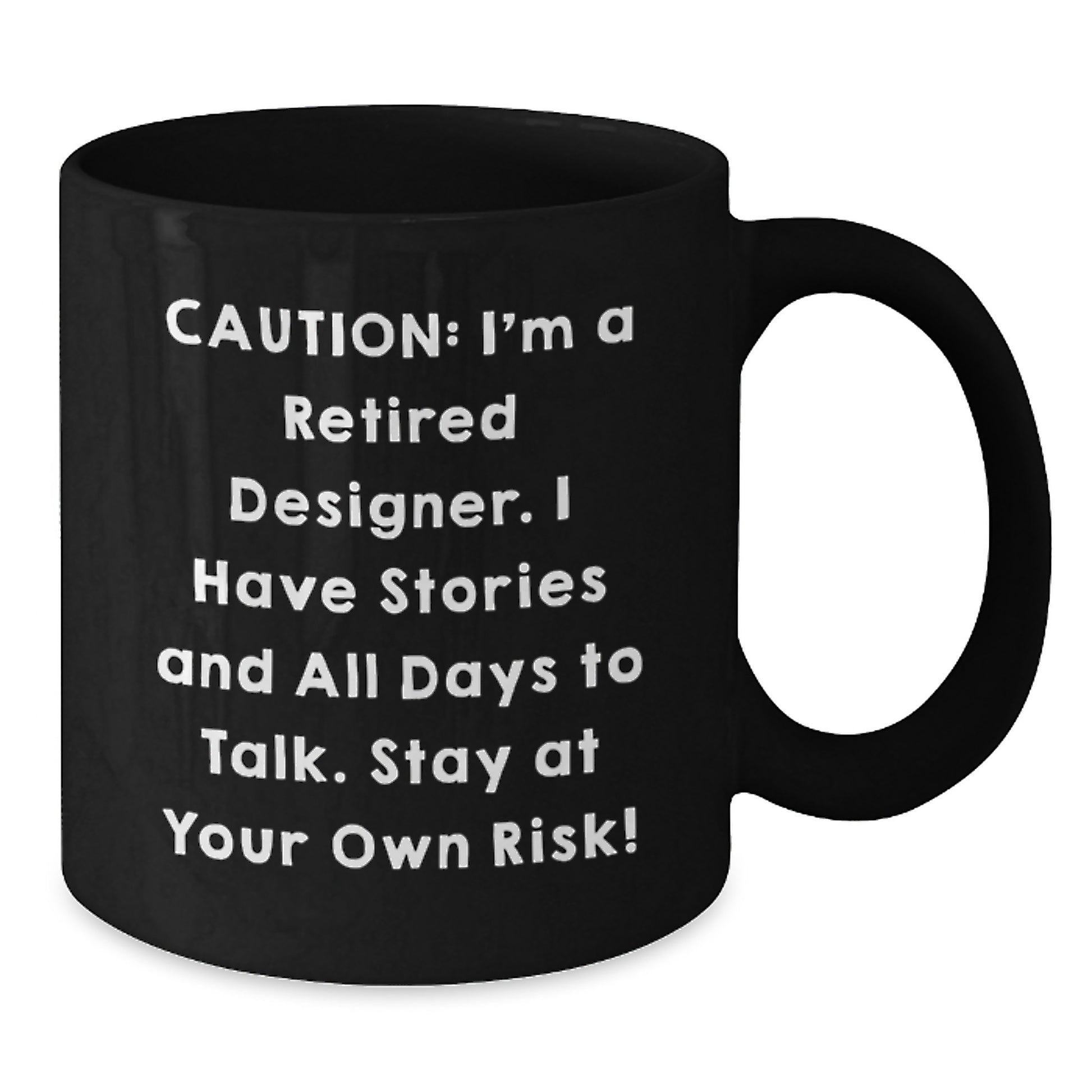 Funny Quote Black Coffee Mug Gifts from Designer Friends and Family for Christmas Unique Presents - Additional