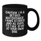 Watchmaker Gift for Men - Funny Quote Black Coffee Mug - Unique Christmas Unique Gifts from Family to Watchmaker Friends - Stay at Your Own Risk! - Additional
