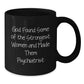 Funny Black Coffee Mug Gifts from Men for Psychiatrist Women Christmas Unique Presents - Additional
