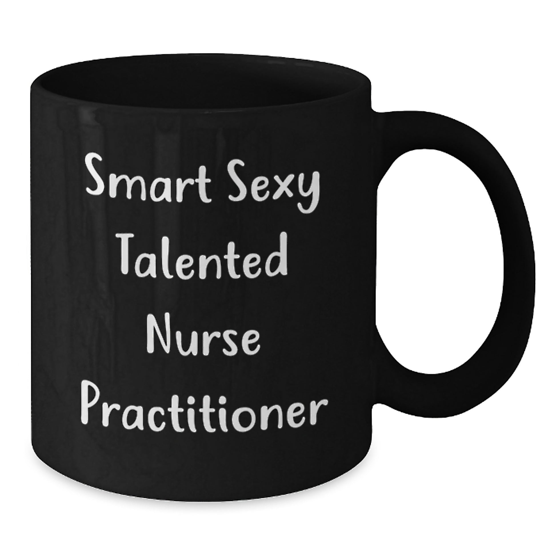 Nurse Practitioner Funny Gifts, Inspirational Quote Black Coffee Mug, Gifts from Friends for Nurse Practitioner Birthday, Talented Nurse Perfectly Brewed - Additional