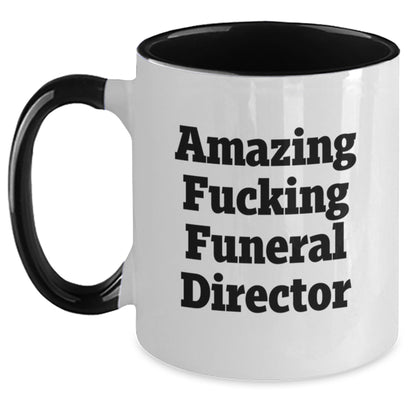 Funny Gifts for Funeral Directors, Amazing 'F--king' Funeral Director Mugs, Christmas Unique Presents for Men, Women, Friends, Family - Main