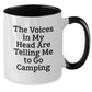 Camping Humor Gifts from Family to Friends - Funny Two Tone Coffee Mug for Graduation - Additional