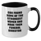 Funny Gifts from Men to Women Funeral Directors 'God Found Some Of The Strongest Women' Two Tone Coffee Mugs for Christmas Unique Presents - Additional
