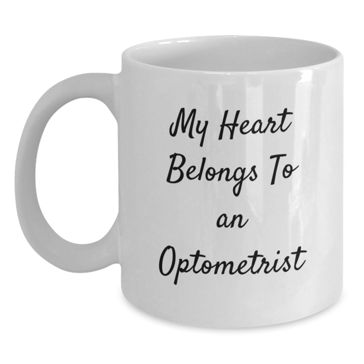 Funny Optometrist Gifts from Men, Christmas Unique Gifts, White Coffee Mug for Optometrist Lover Friends - Main