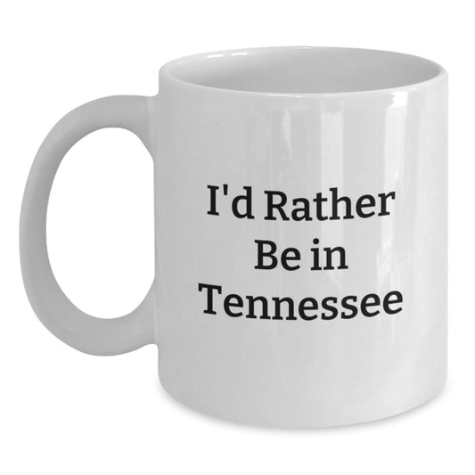 Funny Tennessee White Coffee Mug for Graduation Gifts from Friends and Family - Main