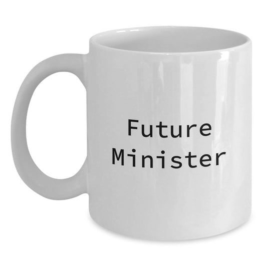Inspirational Future Minister Gifts from Friends - White Coffee Mug for Graduation, 'You're Going to Make a Difference', Minister Mug - Main