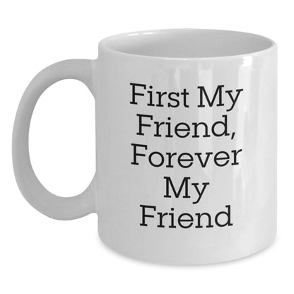 Funny White Coffee Mugs for Friend Gifts from Men, Gifts for Friend on Christmas Unique Ideas - Main