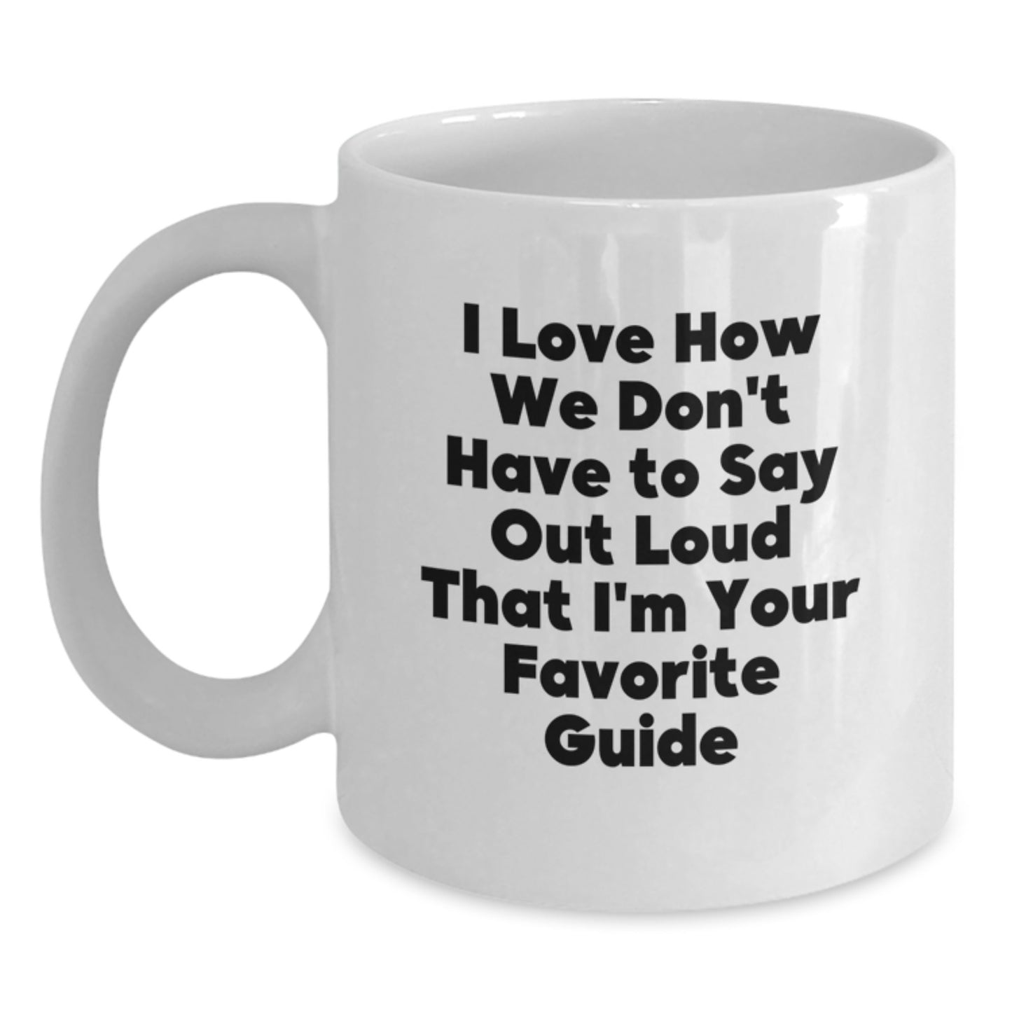 Funny Guide Gifts from Friends, Perfect White Coffee Mugs for Guide Enthusiasts, Christmas Unique Gifts for Guide - Main