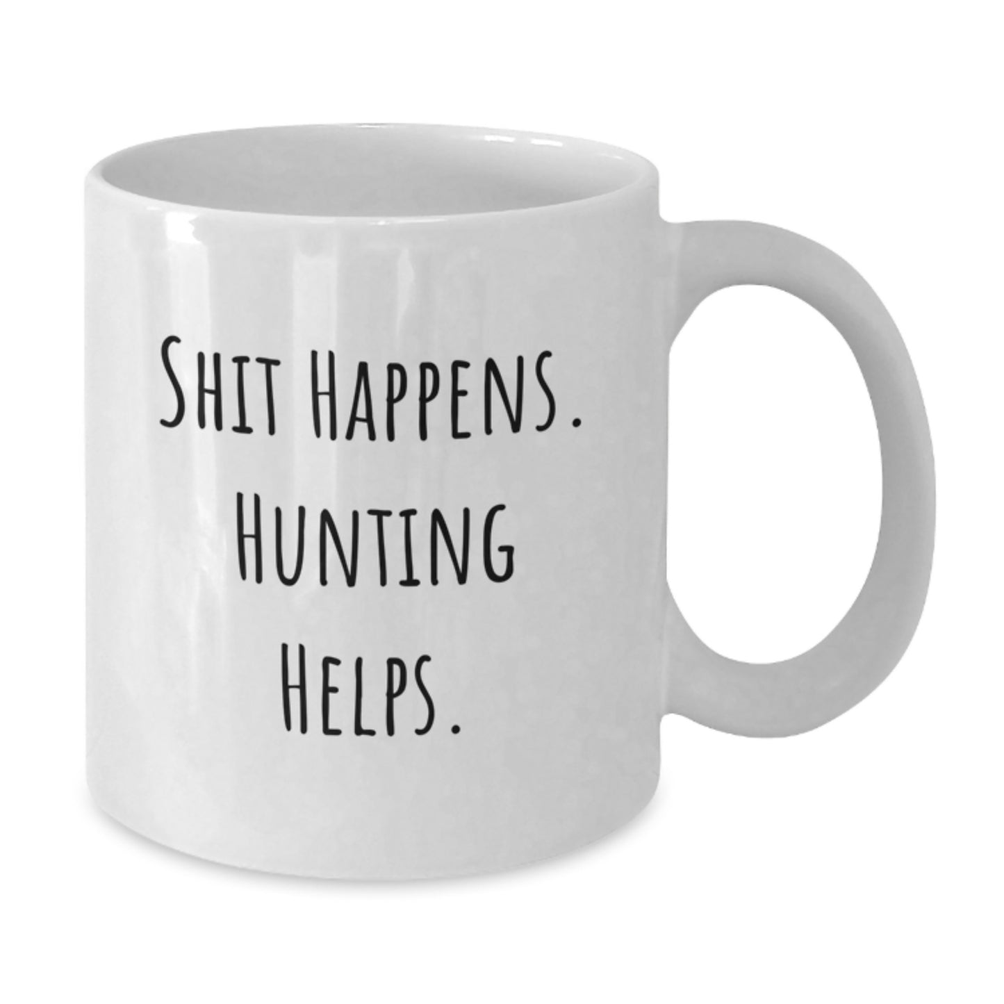 Funny Hunting White Coffee Mugs for Men Gifts from Friends to Family on Christmas Unique Presents - Additional