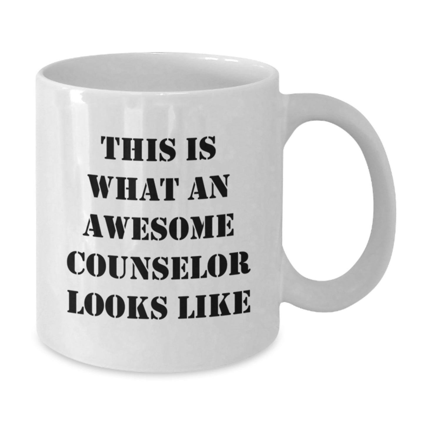 Counselor Gifts from Friends - This Is What An Awesome Counselor Looks Like, Graduation Unique Gifts for Counselor, White Coffee Mug - Additional