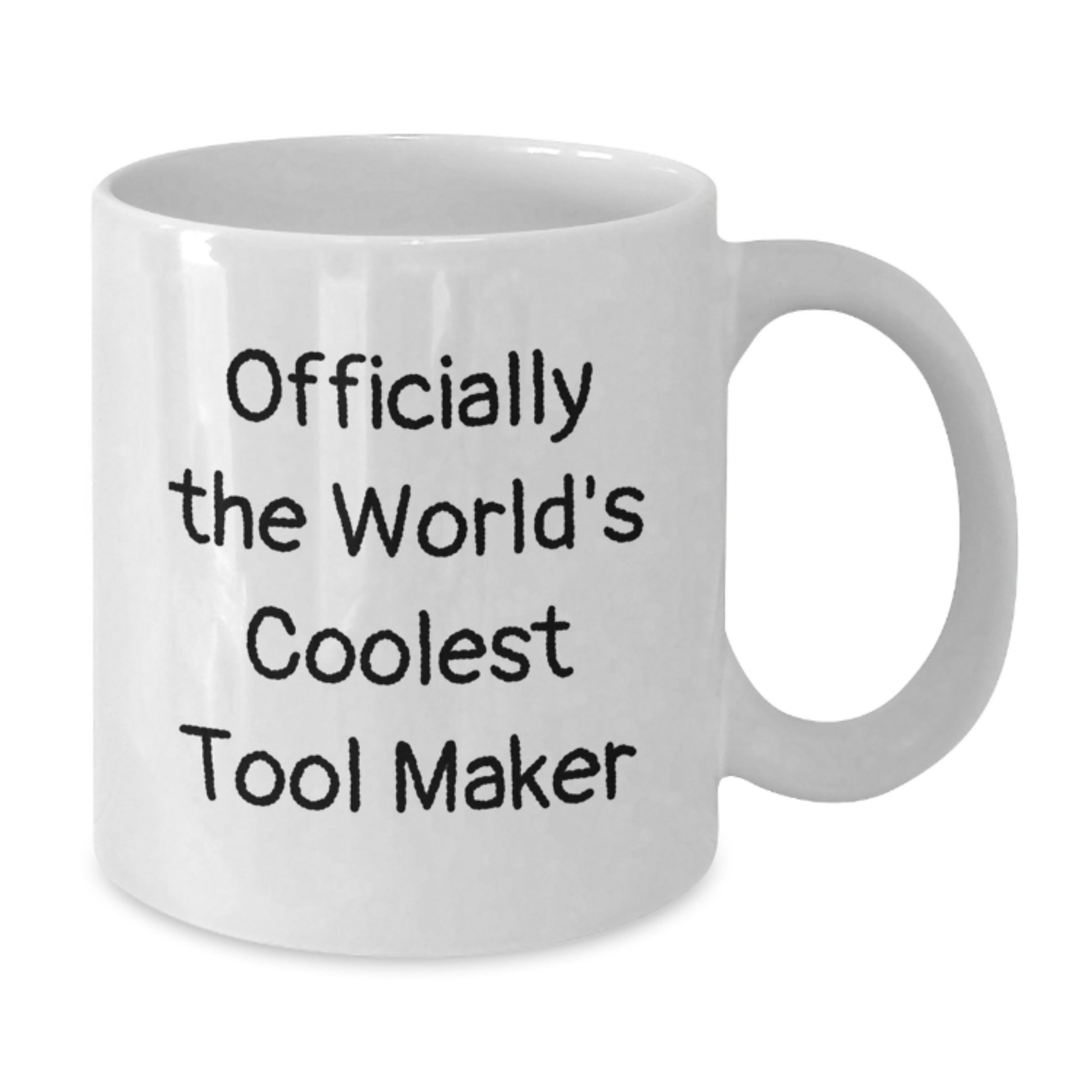 Funny Tool Maker Gifts from Men, Officially The World's Coolest Tool Maker White Coffee Mug for Tool Makers, Christmas Unique Gifts - Additional