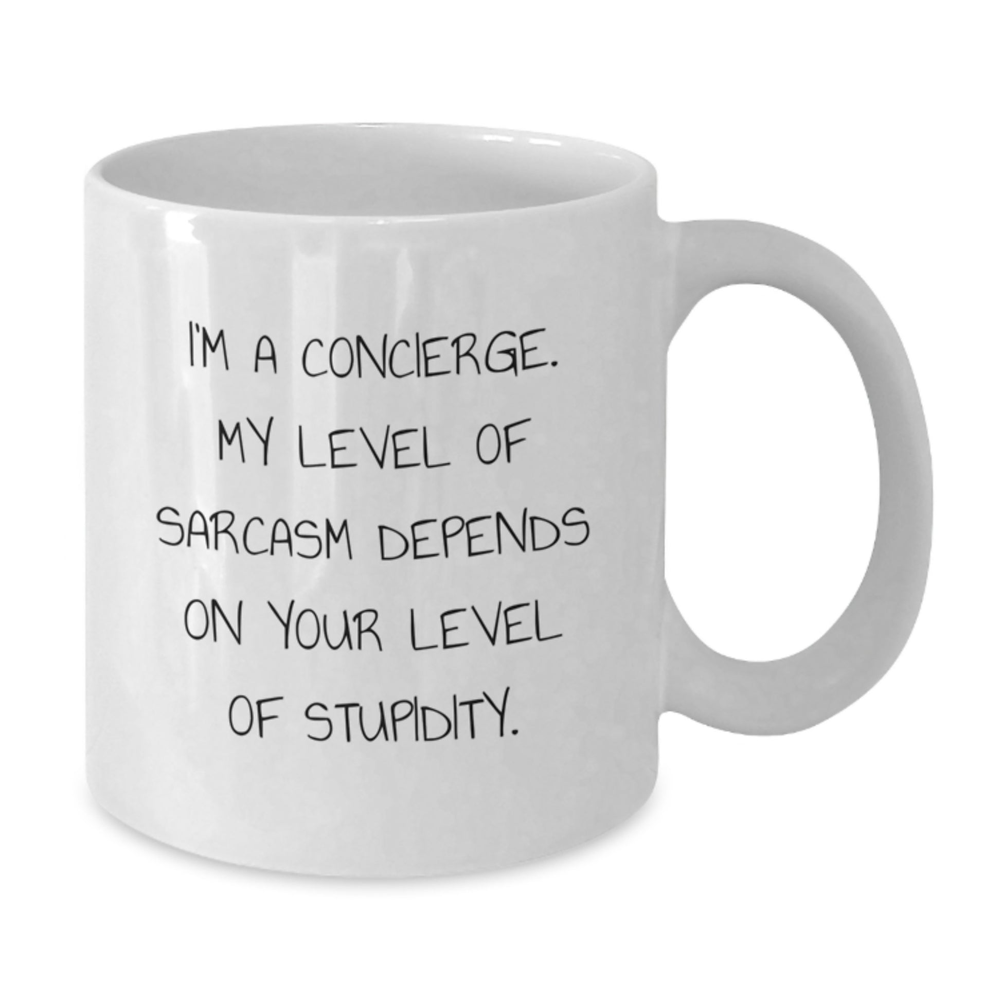Funny Concierge Gifts for Men - White Coffee Mug, I'm A Concierge, Gifts from Friends, Christmas Unique - Additional
