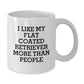 Funny Flat Coated Retriever Dog Gifts from Friends to Family - I Like My Flat Coated Retriever More Than People White Coffee Mug, Birthday Unique Gifts - Additional