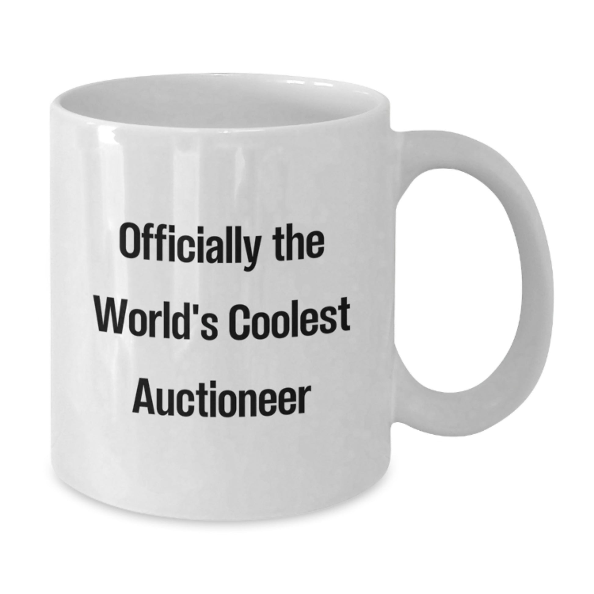 Funny Auctioneer White Coffee Mugs Gifts from Friends for Christmas - Additional