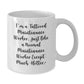 Funny Maintenance Worker Gifts from Friends - 'I'm A Tattooed Maintenance Worker' White Coffee Mug for Graduation, Unique Gifts for Men Maintenance Workers, 11oz or 15oz Capacity - Additional