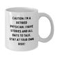 Funny Physician Gifts for Graduation - 'Caution: I'm A Retired Physician... Stay At Your Own Risk!' Quote White Coffee Mug for Friends, Family, or Coworkers - Additional