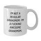 Funny Grandmom Gifts for Women, White Coffee Mug from Men, I'm Not A Regular Grandmom. - Additional