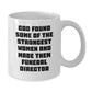 Funny Gifts for Women Funeral Directors Christmas Unique Mugs, White Coffee Mug, 'God Found Some Of The Strongest Women And Made Them Funeral Director' - Additional