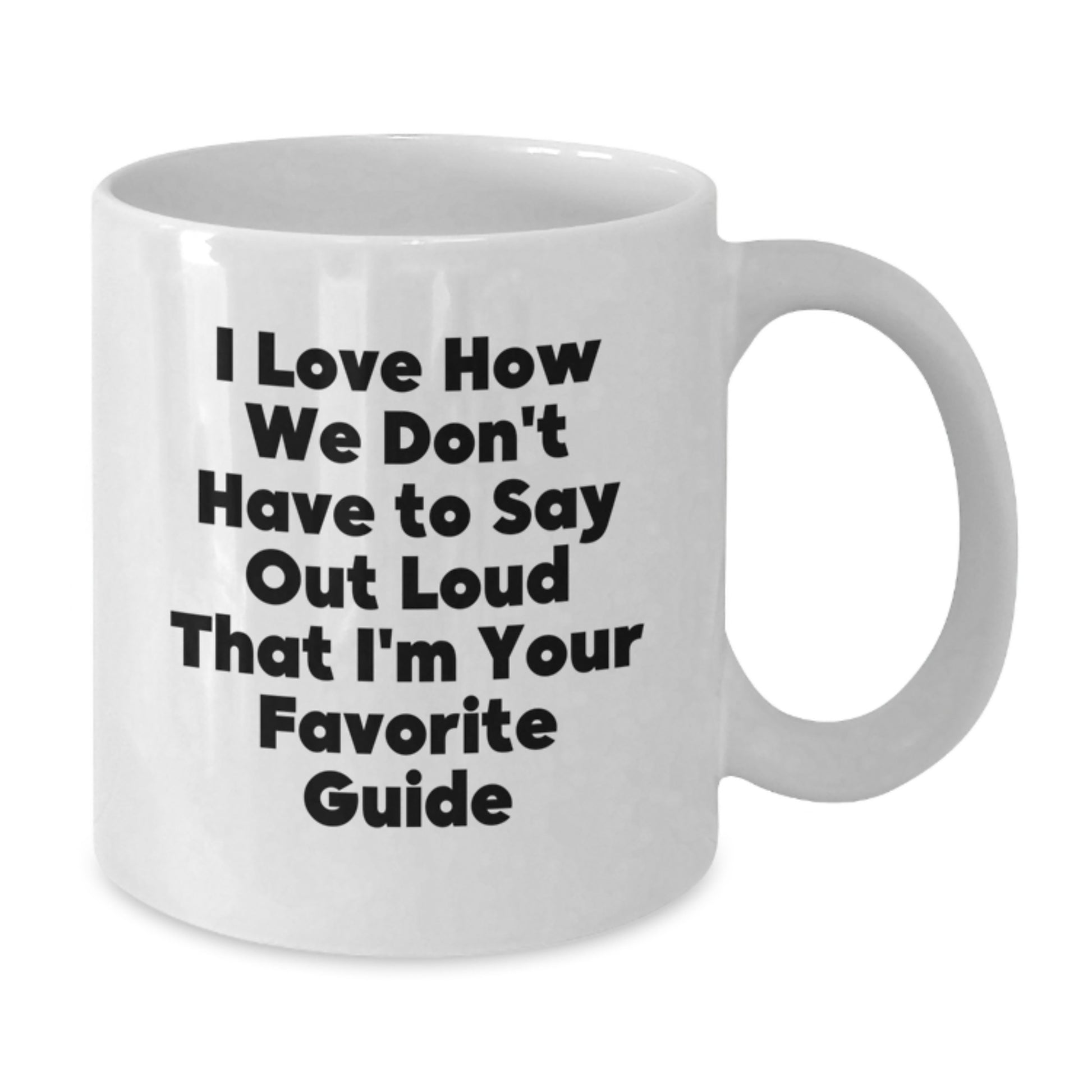 Funny Guide Gifts from Friends, Perfect White Coffee Mugs for Guide Enthusiasts, Christmas Unique Gifts for Guide - Additional