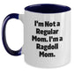 Funny Ragdoll Cat Mom Gifts - I'm Not A Regular Mom. I'm A Ragdoll Mom. Two Tone Coffee Mug for Birthday - Main