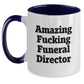 Funny Gifts for Funeral Directors, Amazing 'F--king' Funeral Director Mugs, Christmas Unique Presents for Men, Women, Friends, Family - Main