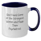 Funny Quotes Psychiatrist Gifts for Women, Two Tone Coffee Mugs, Inspirational Mug, Gifts from Women to Friends, Gifts for Psychiatrist, Christmas Unique Gifts - Additional