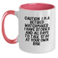 Watchmaker Humor Funny Two Tone Coffee Mug Gifts from Men for Friends and Family this Christmas - Main