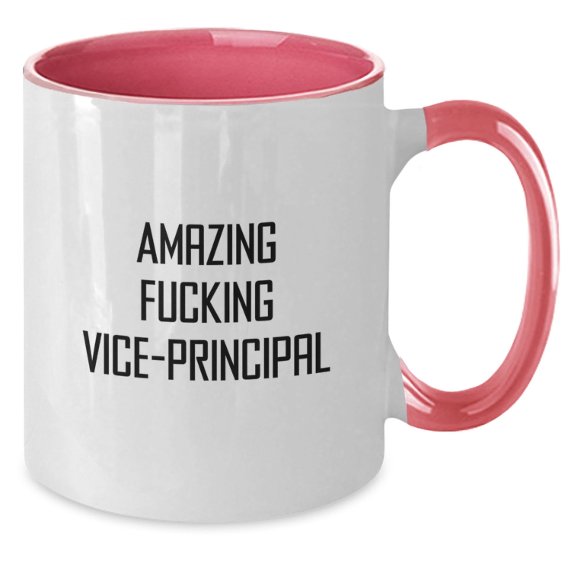 Funny Vice-principal Gifts from Friends, Christmas Unique Gifts for Men, Amazing F--king Vice-principal Two Tone Coffee Mugs, Vice-principal Appreciation Mug - Additional