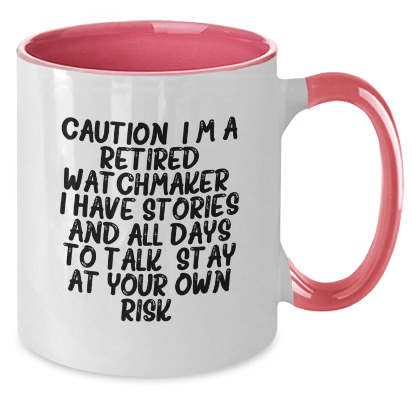 Watchmaker Humor Funny Two Tone Coffee Mug Gifts from Men for Friends and Family this Christmas - Additional