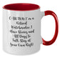 Funny Watchmaker Gifts from Men, Women, or Friends to Watchmaker, Men, or Women - Two Tone Coffee Mug for Christmas Unique presents - Additional