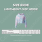 Demure Ghost Croptop Hoodie