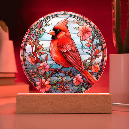 Personalized Cardinal Acrylic Plaque