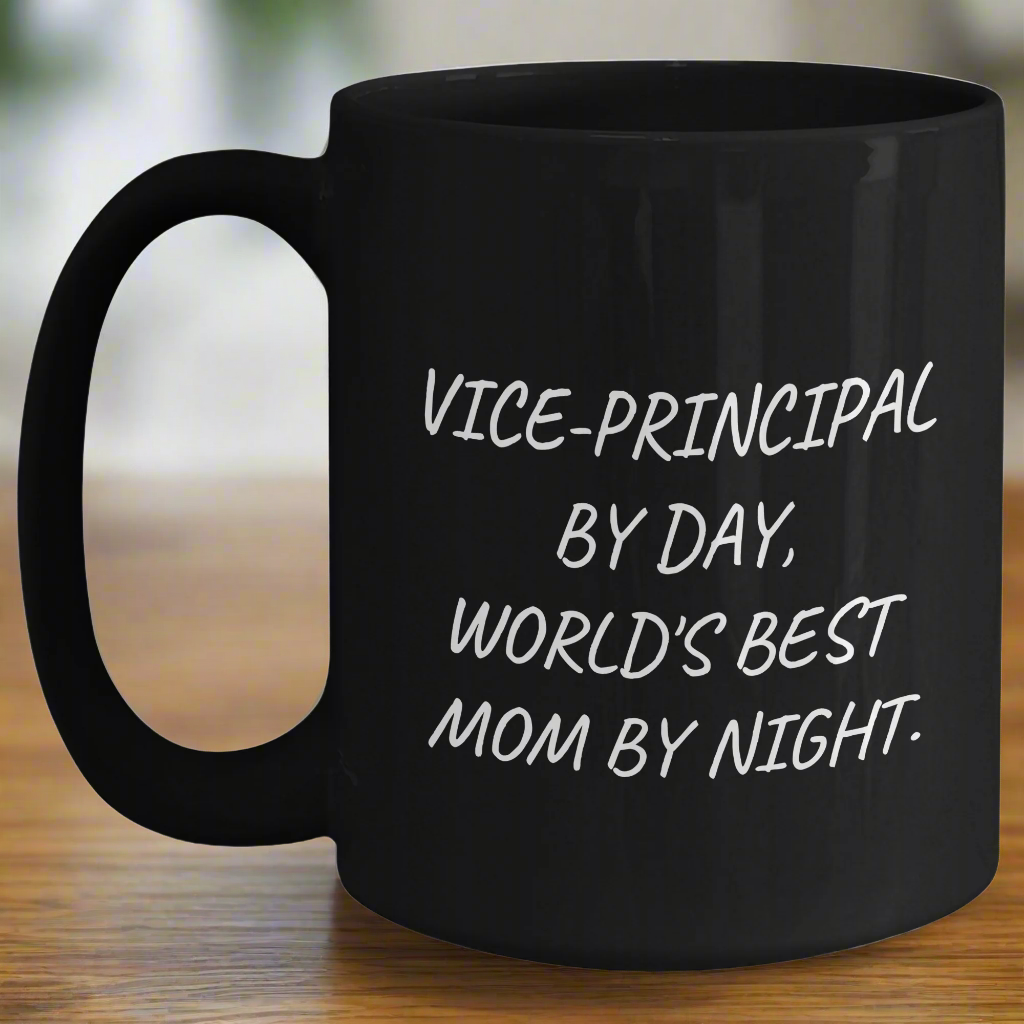 Vice-Principal By Day, Funny Black Coffee Mugs for Dad's Gift, Gifts from Friends to Vice-Principal, Unique Father's Day Unique Gifts for Men - Main