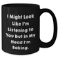 Baking Gifts for Him, Funny Quote Dad Mug, Unique Father's Day Unique Gifts from Men, Black Coffee Mug for Baking Enthusiasts - Additional