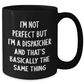 Dispatcher Humor Gifts from Family to Dispatcher Friends - Funny Black Coffee Mug for Father's Day - Additional
