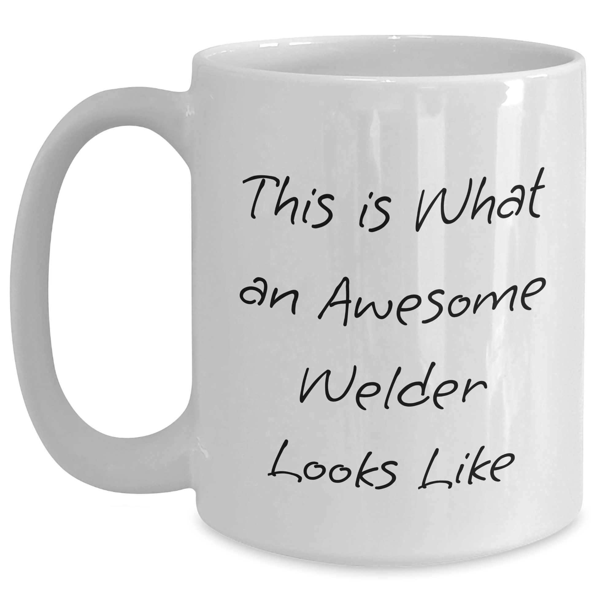 Funny Welder Gifts for Him - This Is What An Awesome Welder Looks Like White Coffee Mug for Father's Day from Men - Main
