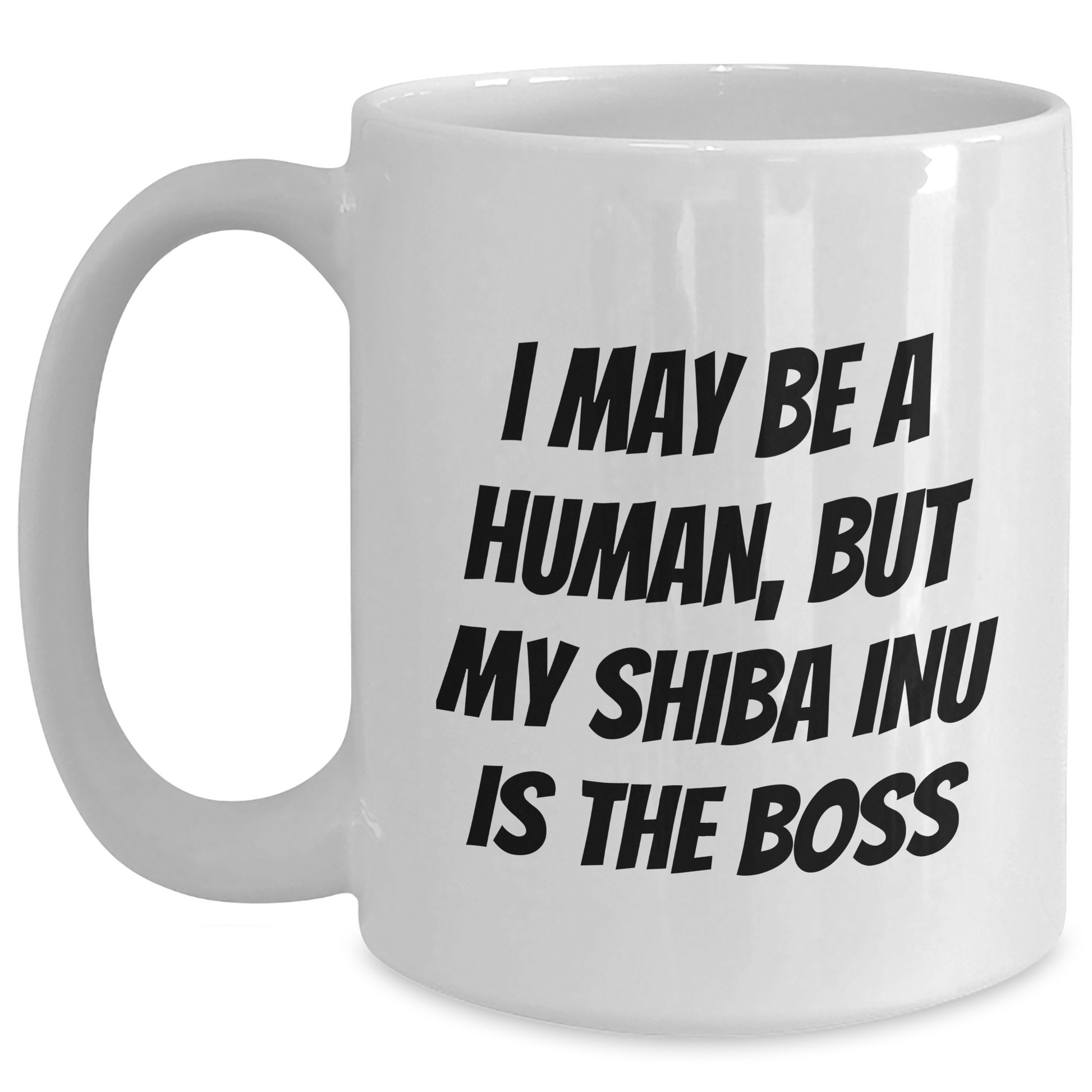 Shiba Inu Dog Gifts Funny Quote White Coffee Mug for Men, Gifts from Friends, Unique Father's Day Unique Gifts - Main