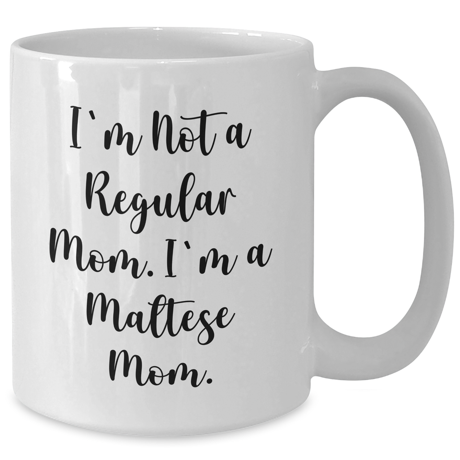 Maltese Dog Mom Funny Graduation Gifts for Friends, Family, or Coworkers - White Coffee Mug - Additional